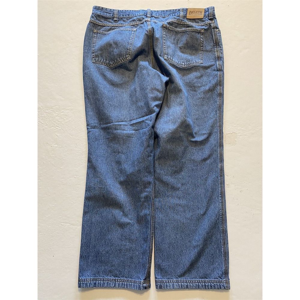 Duluth Trading 42 x 32 Ballroom Straight Stonewashed Denim Jeans 64012 - Picture 5 of 6